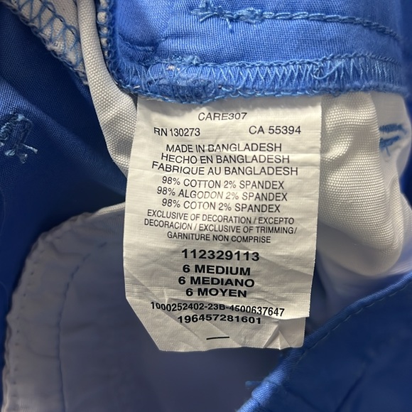 Women’s Lee Flex To Go Skimmer Pants New Blue Size 6 NWT - Picture 6 of 7